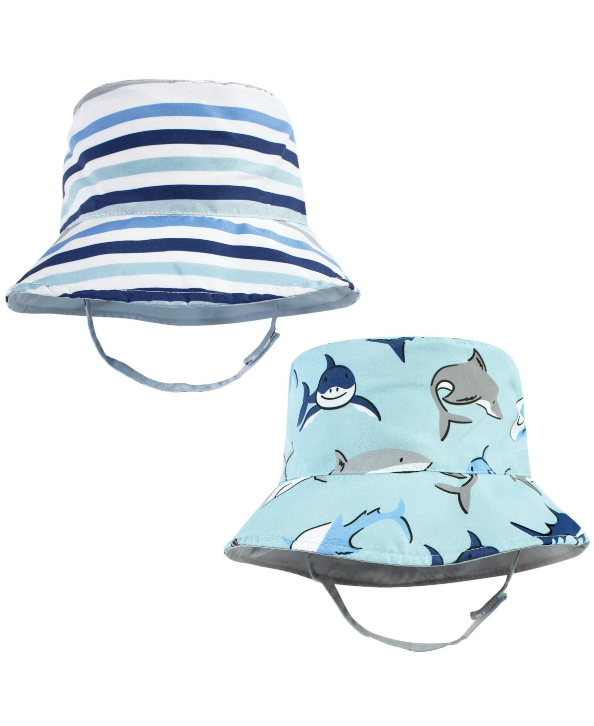 Hudson Baby Baby Boys Hudson Solar Shield Cap - Shark stripe