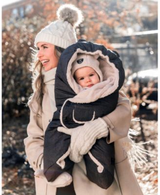 Baby Baby Unisex Snuggly Wrap Black For Car Seat And Stroller