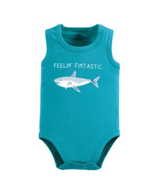 Five-Piece Natural Cotton Sleeveless Onesies