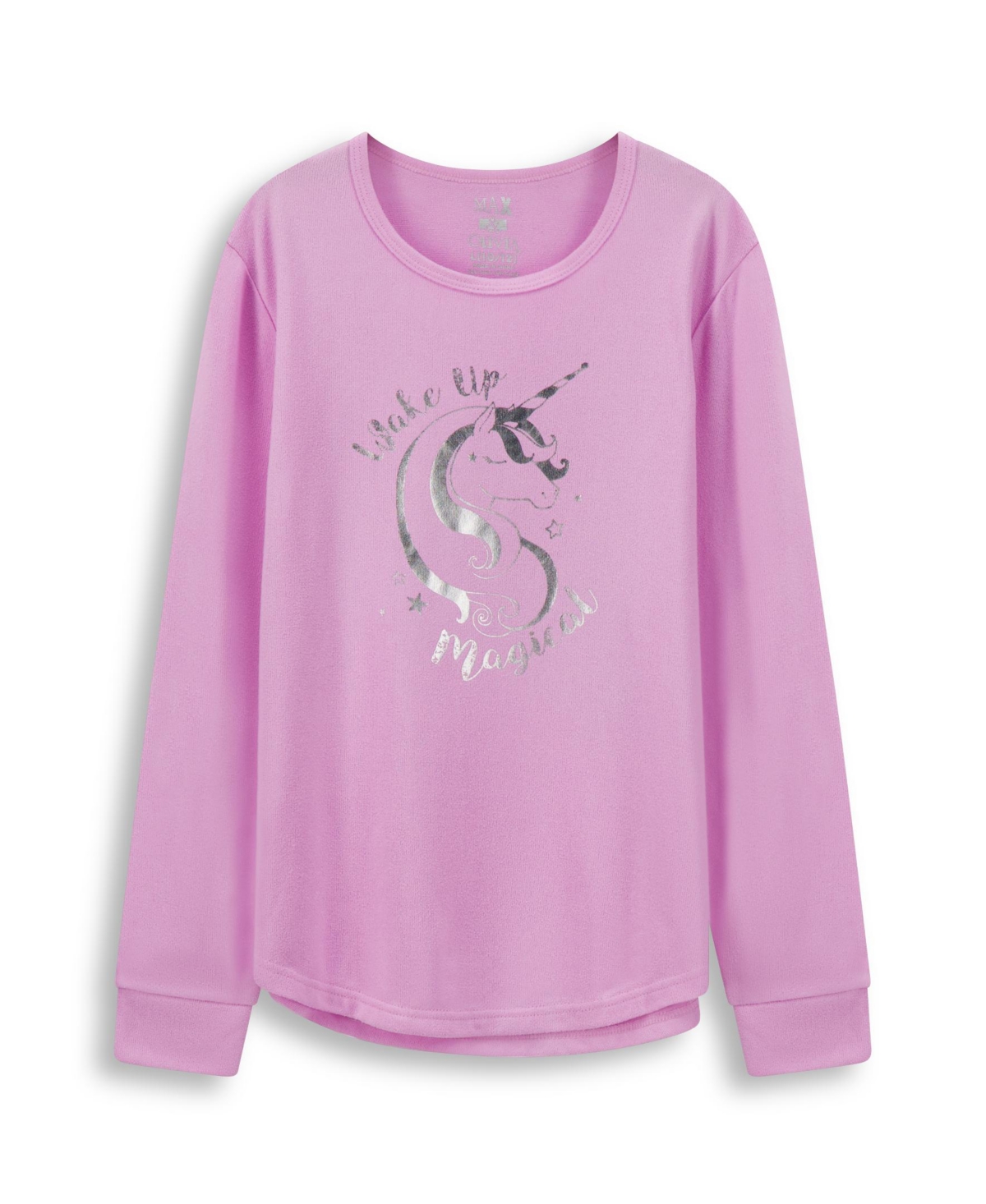 Max and Olivia Girls Unicorn 3pc Jogger Pant Pajama with Matching Scrunchie Set