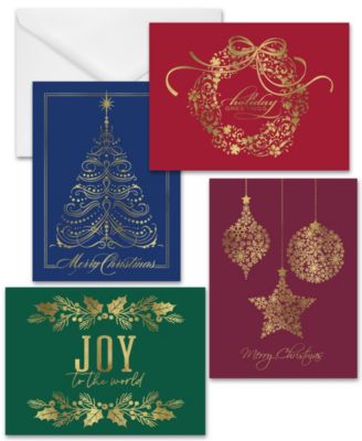 Holiday Gold Assortment Holiday Boxed Cards