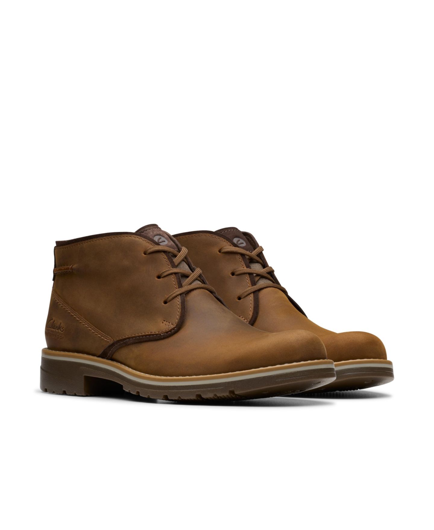Мужские ботинки Clarks Collection Morris Peak, цвет: Кожаный — фото 4