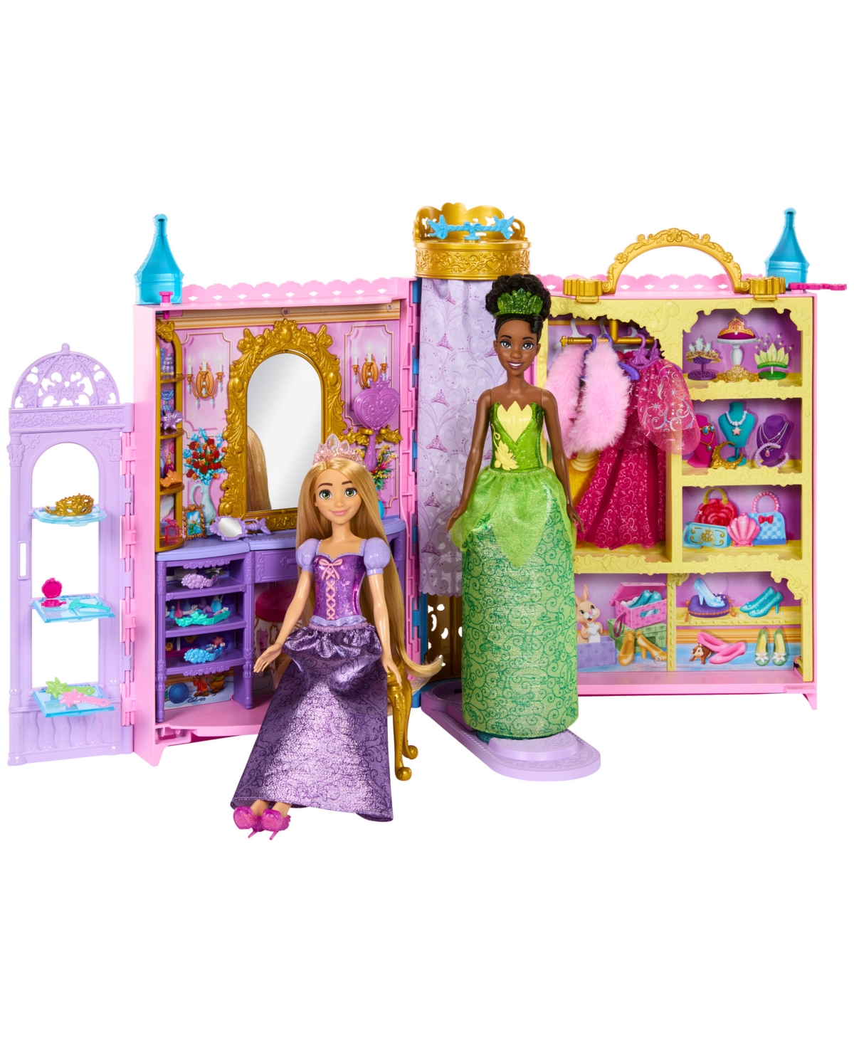 Disney Princess Ready For The Ball Closet With Fashions, Accessories & Storage In Multi-color