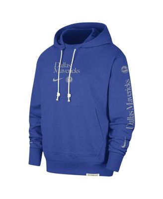 Men's Blue Dallas Mavericks Authentic Performance Pullover Hoodie