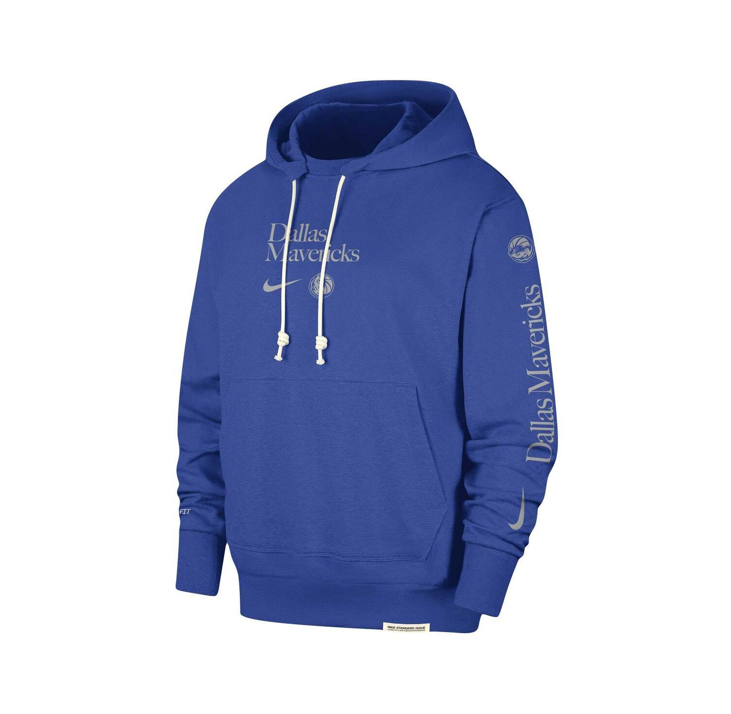 Men's Blue Dallas Mavericks Authentic Performance Pullover Hoodie