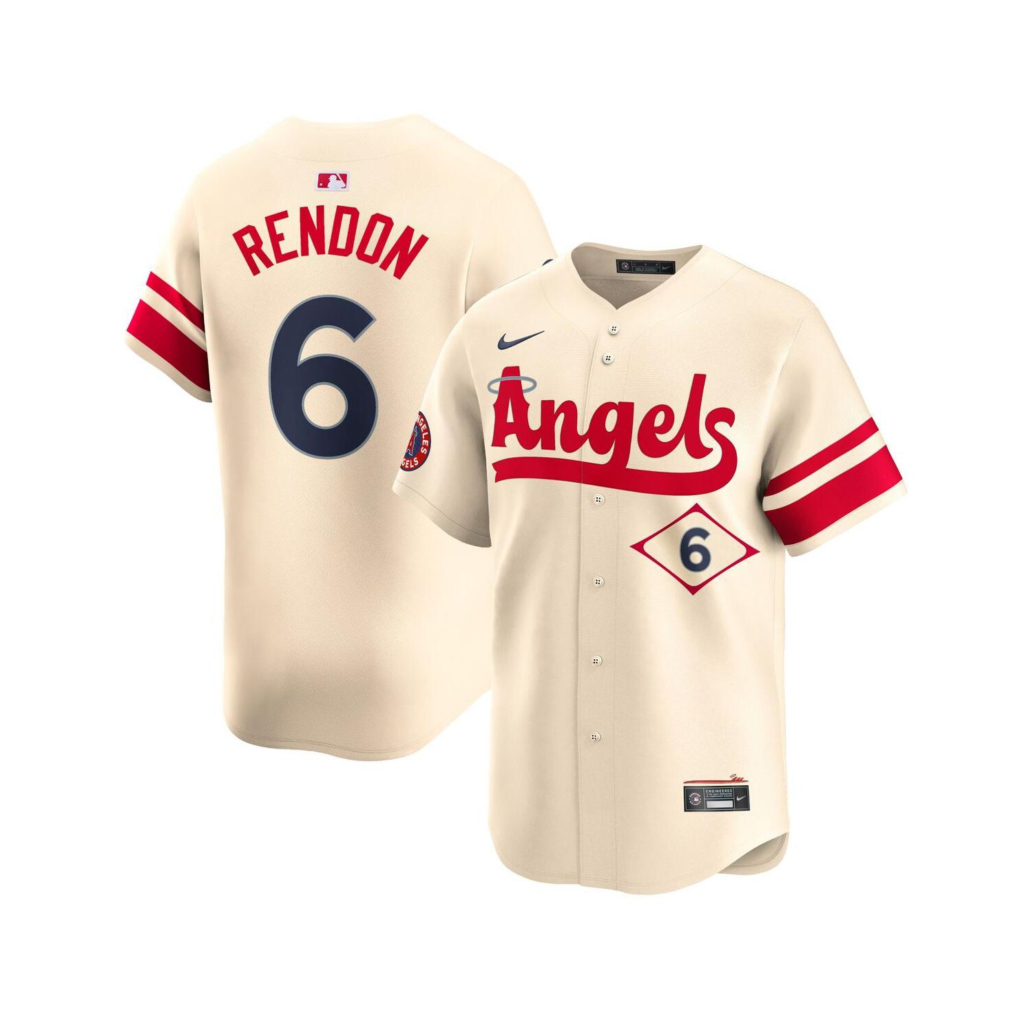 Men's Anthony Rendon Cream Los Angeles Angels City Connect Limited Player Jersey