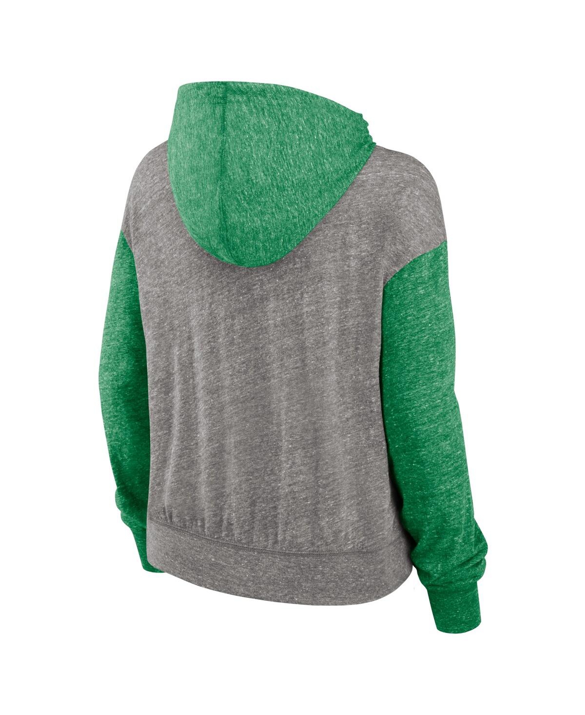 Nike Women'sGreen Oregon Ducks Blitz Color Block Legacy Pullover Hoodie -Green