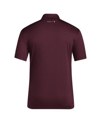 Men's Maroon Mississippi State Bulldogs 2024 Coaches AEROREADY Polo