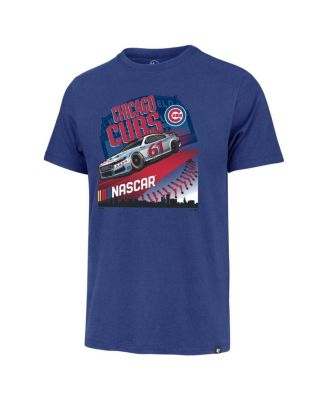 Men's Royal NASCAR x Chicago Cubs Franklin T-Shirt