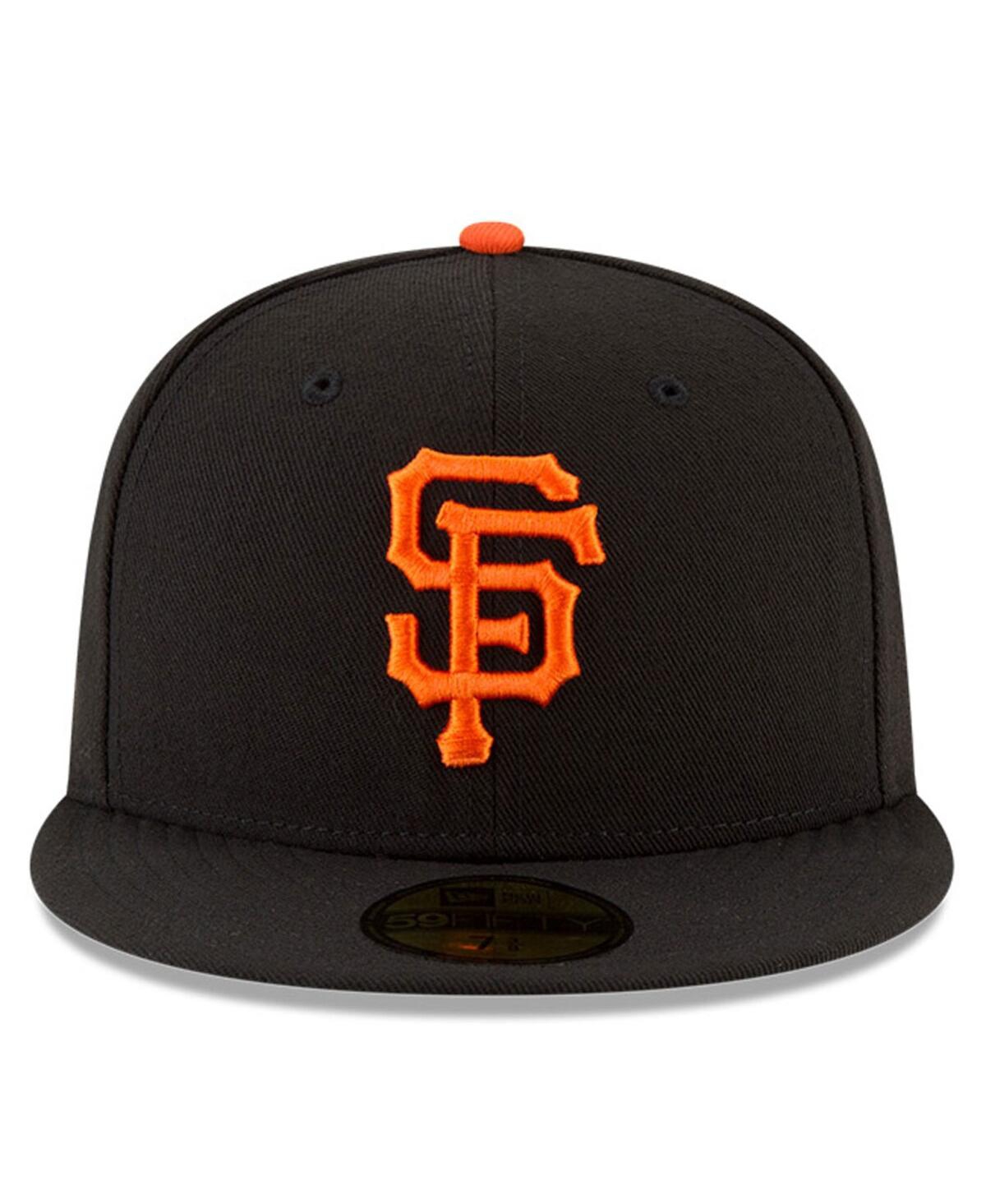 New Era Men'sSan Francisco Giants National Baseball Hall of Fame 59FIFTY Fitted Hat - Black