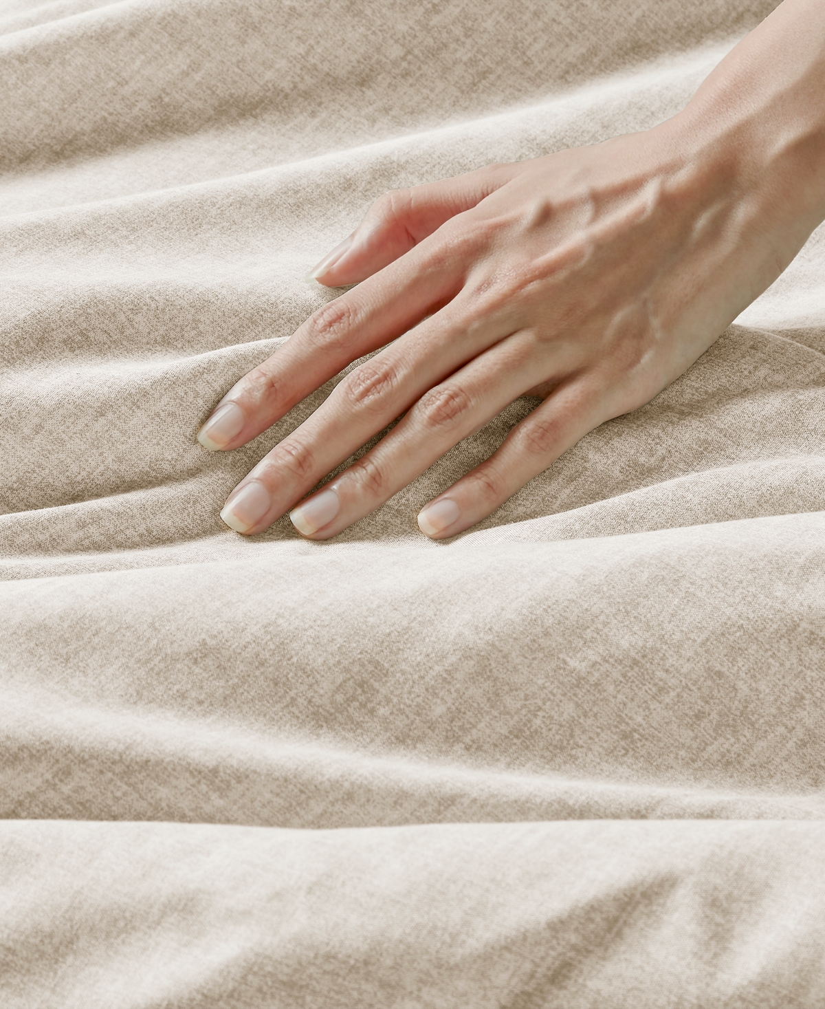 510 Design Camden Chambray 7-piece. Comforter Set, Full In Neutral