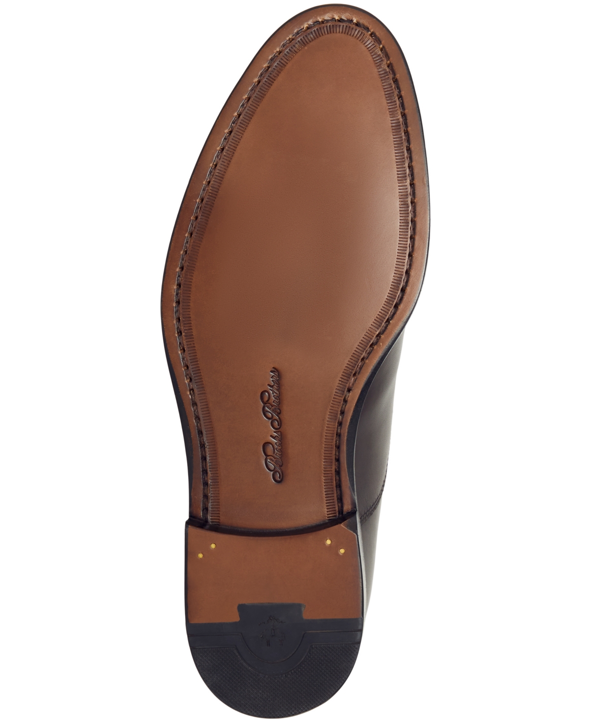 Brooks Brothers Men's Greenwich Slip On Penny Loafers In Black