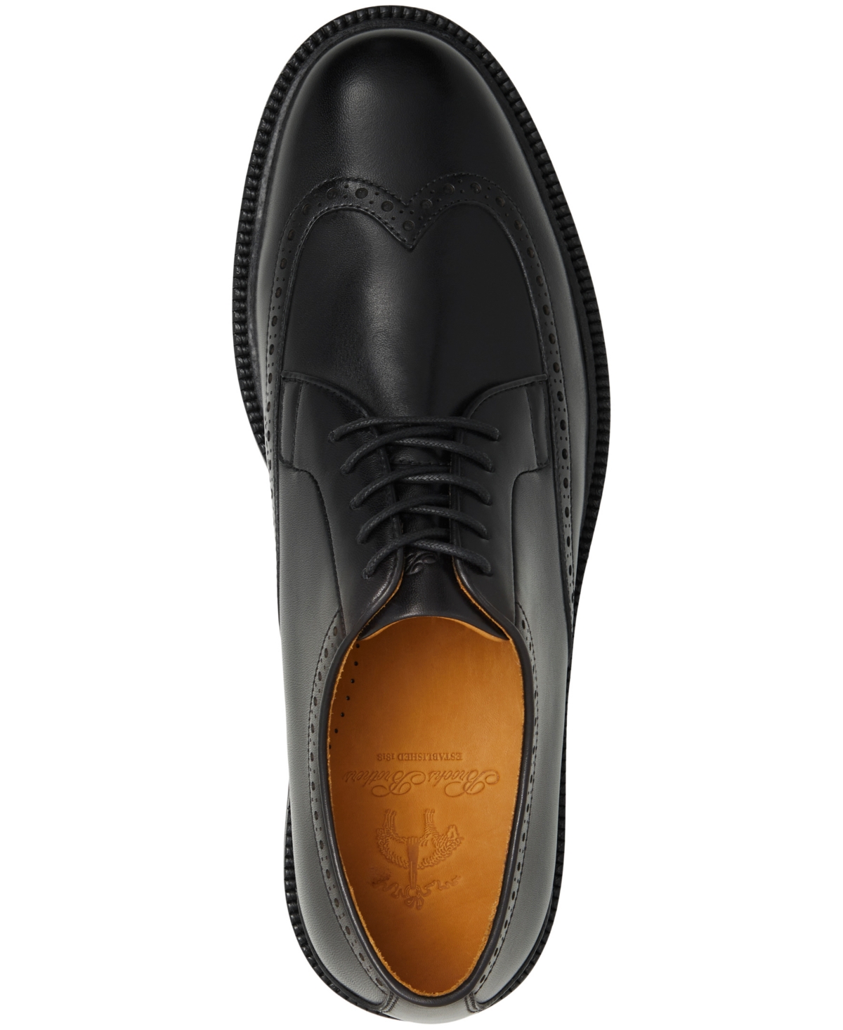 Brooks Brothers Men's Ellington Lace Up Oxfords In Black