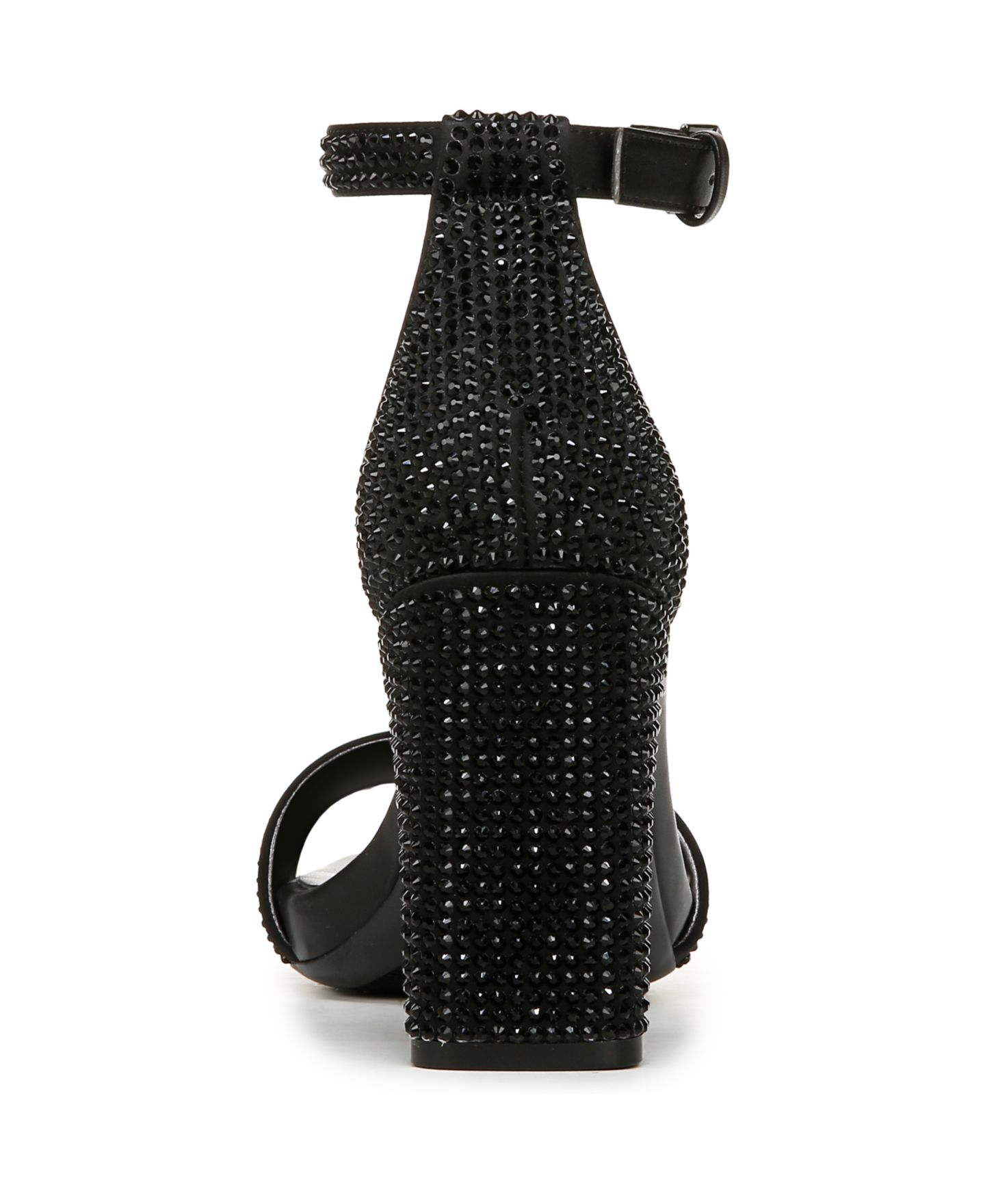 Женские сандалии Naturalizer Joy-Glitz Platform Dress Sandals, цвет: Чёрный атласный — фото 3