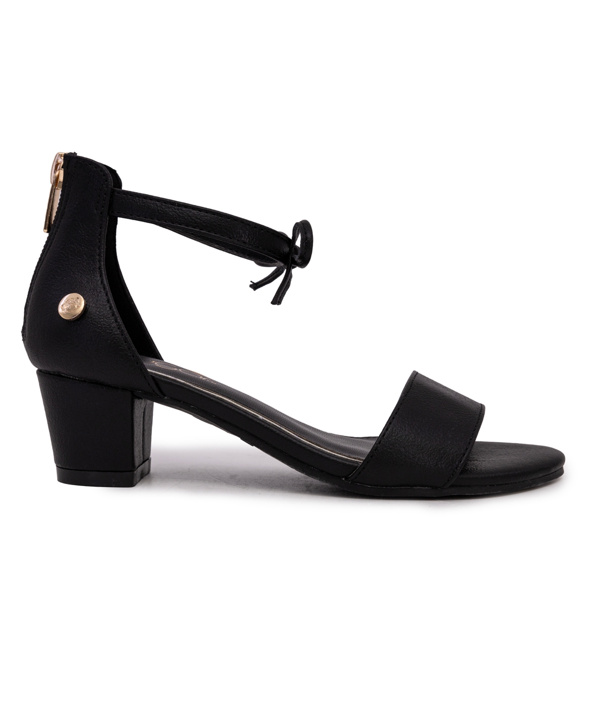 SUGAR LITTLE AND BIG GIRLS ELIZABETH OPEN TOE DRESS HEEL 