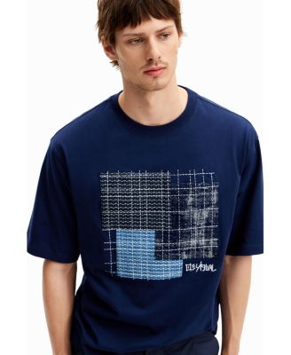 Men's T-shirt with central patch