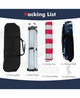 10 x 10 Feet Pop-up Canopy Tent Gazebo Canopy for Outdoor