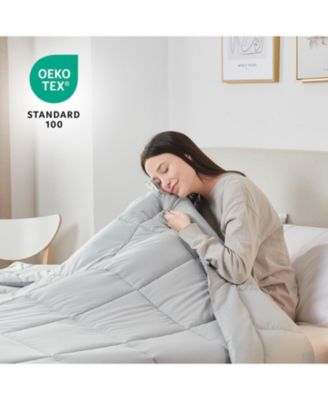 Premium Quilted All Season Goose Down Alternative Comforter with Corner Tabs - Full 82"X86"