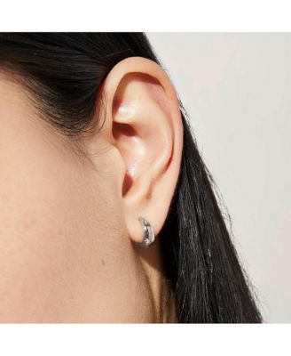 Bold Huggie Hoops  - Nate