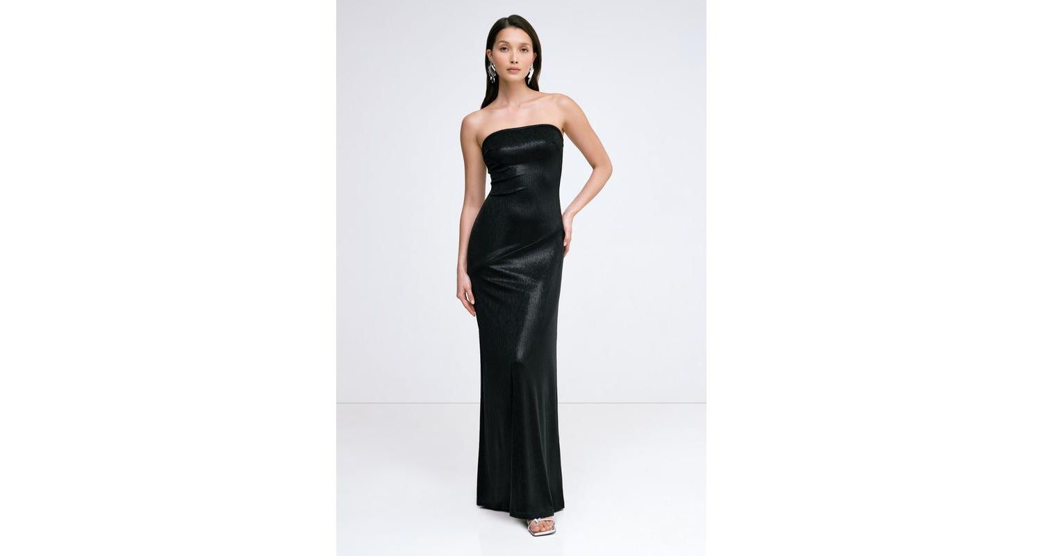 Women's Ciel Strapless Shiny Jersey Fitted Floor-Length Gown