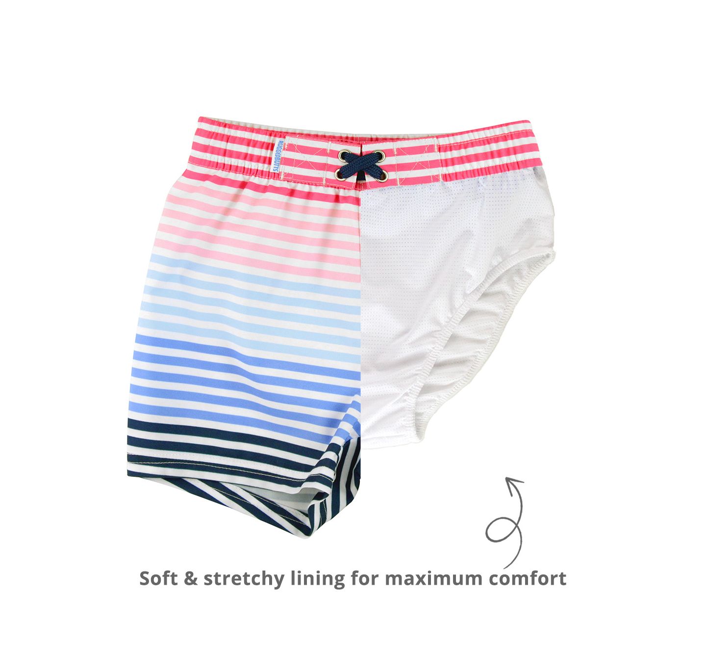 Детские шорты RuggedButts Toddler Boys Swim Trunks, цвет: Океанский — фото 4