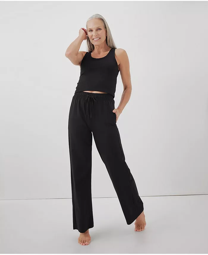 Women's Organic Cotton Cool Stretch Lounge Pants - thumbnail 3