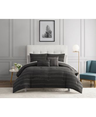 Highline Bedding Co. Hayden 9 Pc. Comforter Sets Exclusively At Macys In Grey