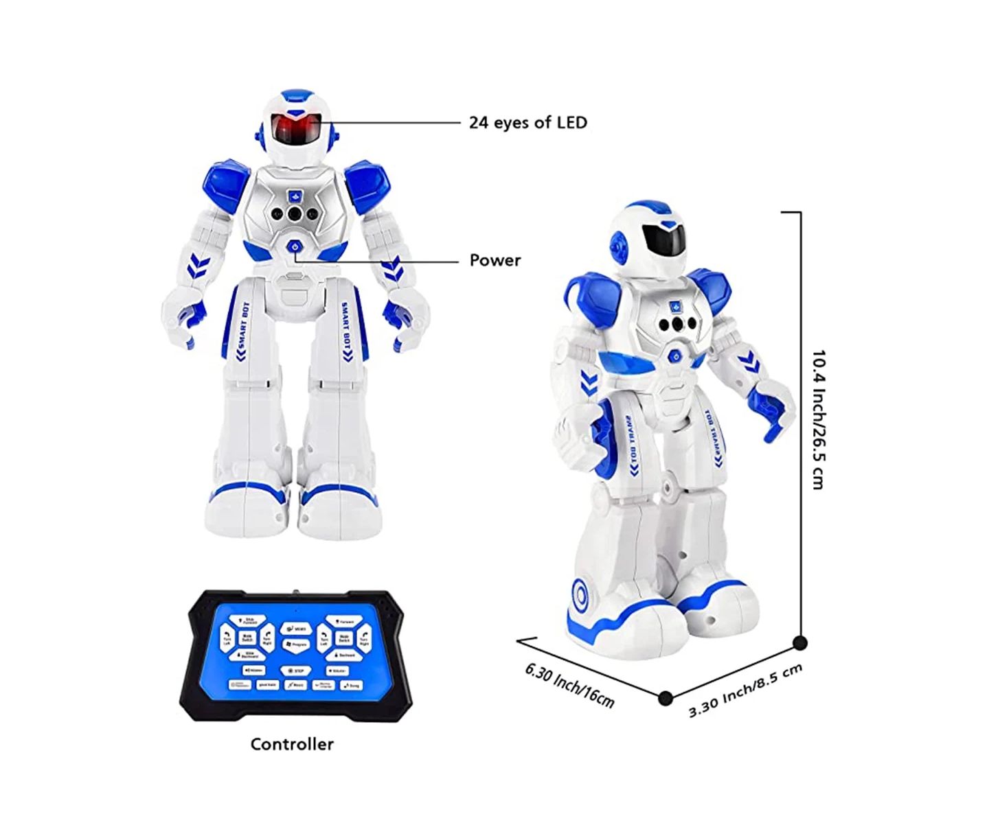 Детская игрушка Cowin Remote Control Programmable Singing and Dancing Robot Toy — фото 3