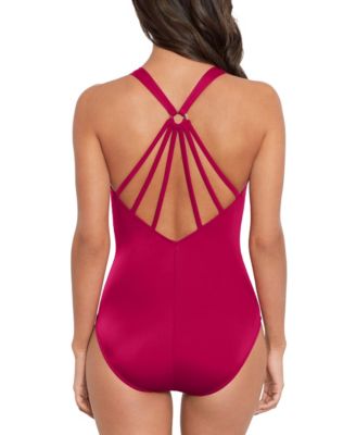 Women's Solid Drew One Piece Swimsuit