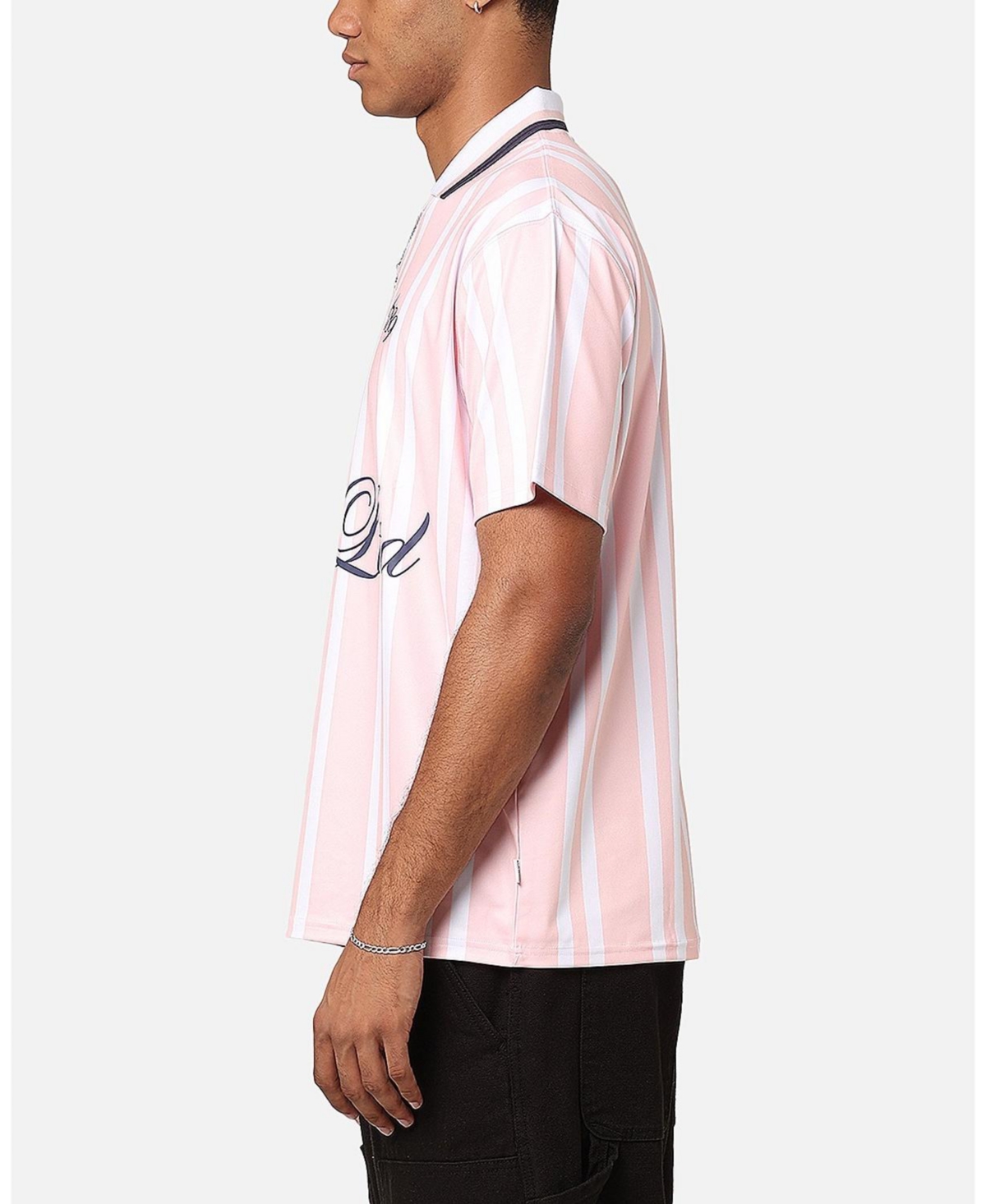 Carre Men's Le Form Football Jersey Polo -pink