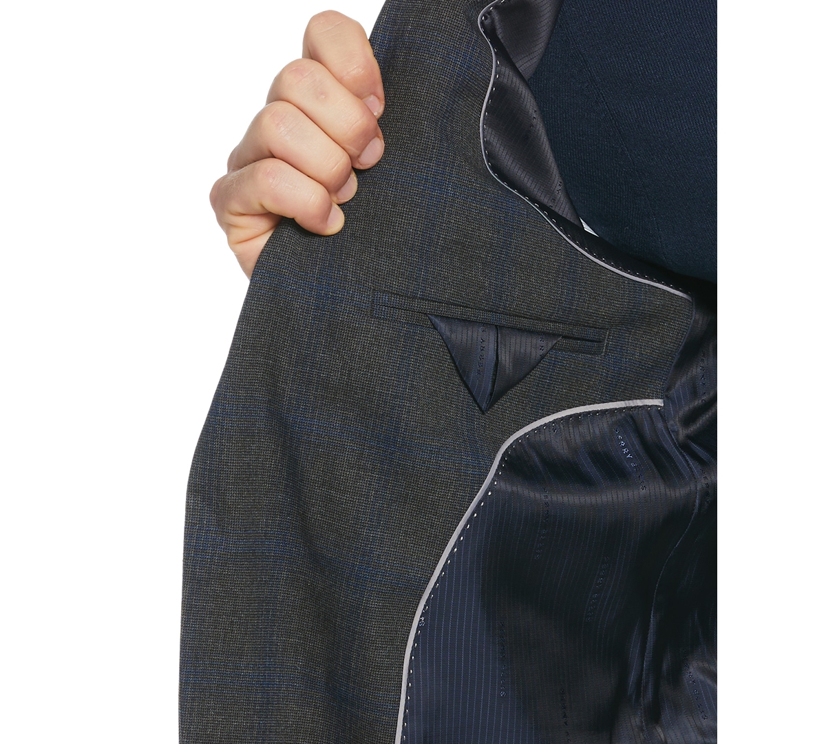 Perry Ellis Men's Fashion Plaid Stretch Suit Jacket