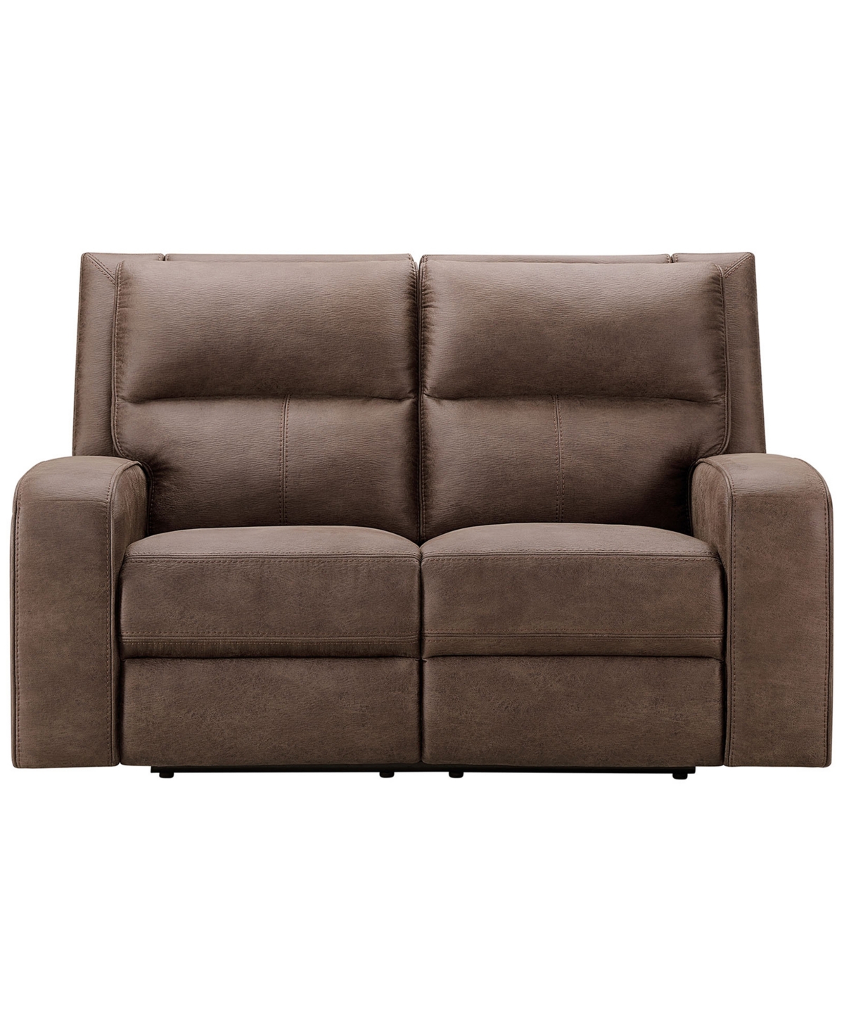 ABBYSON LIVING 64" FABRIC MANUAL RECLINING LOVESEAT 