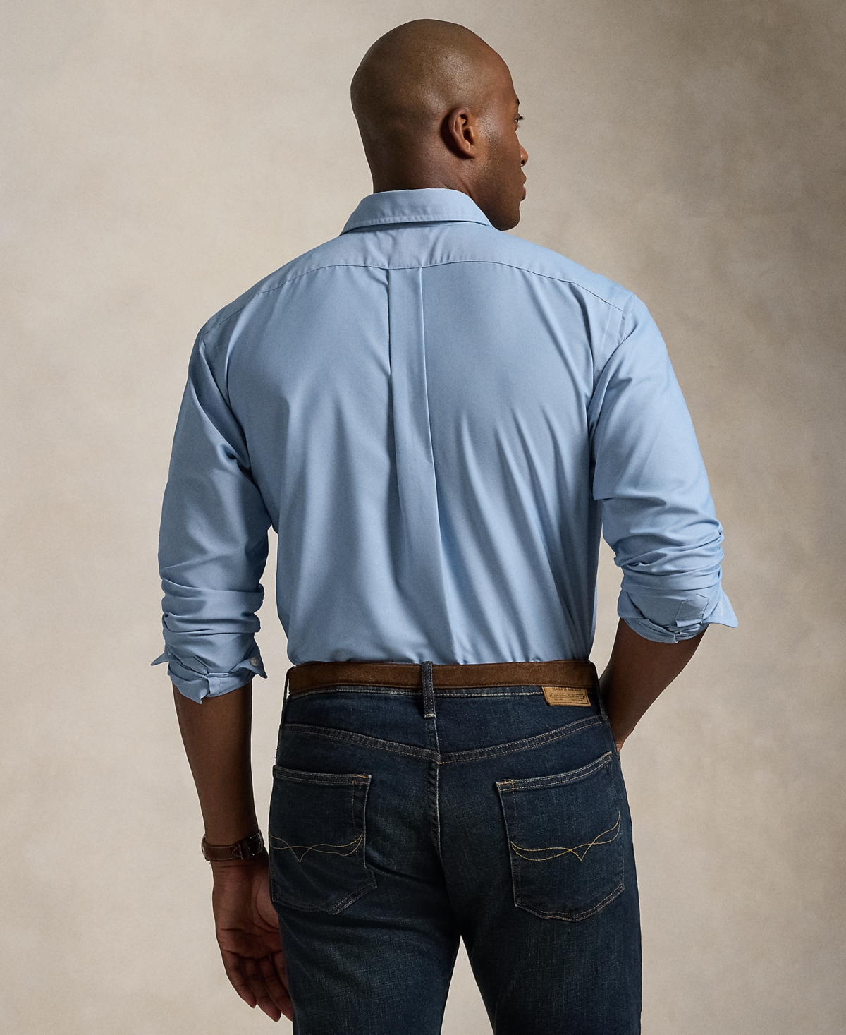Polo Ralph Lauren Men's Big & Tall Performance Oxford Shirt In White