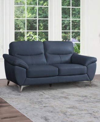 70" Top Grain Leather Loveseat