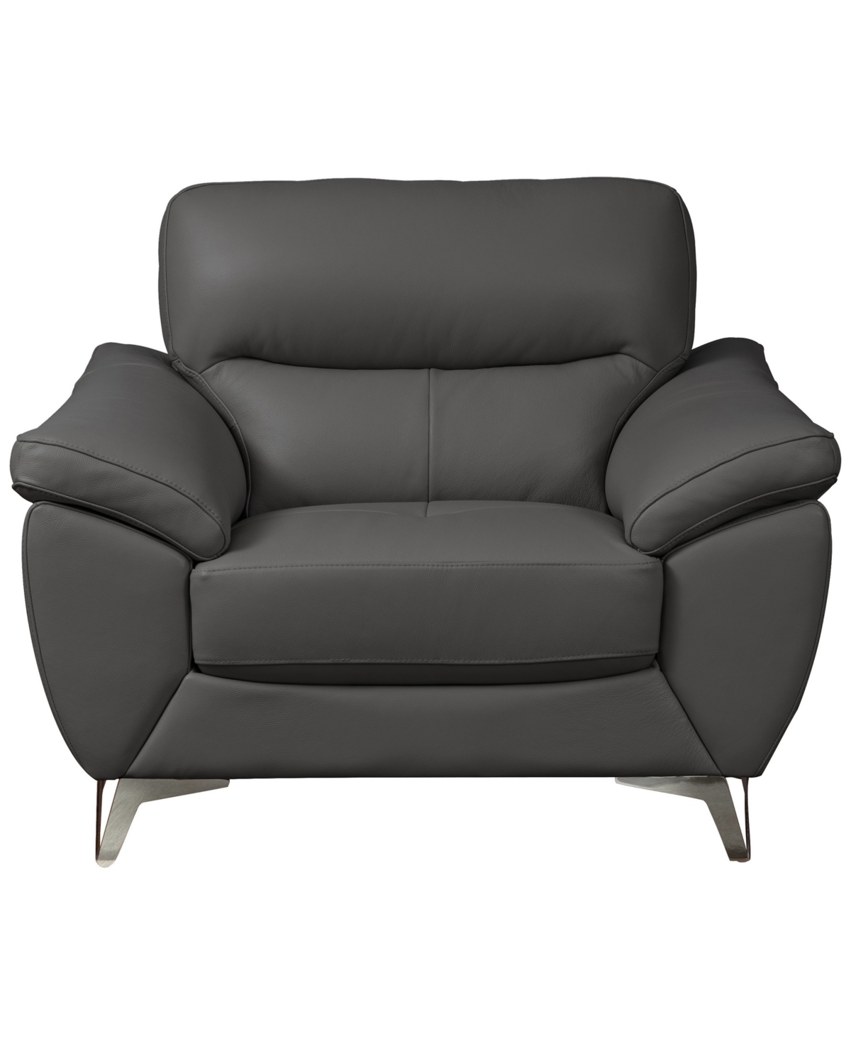 ABBYSON LIVING 44" TOP GRAIN LEATHER CHAIR 
