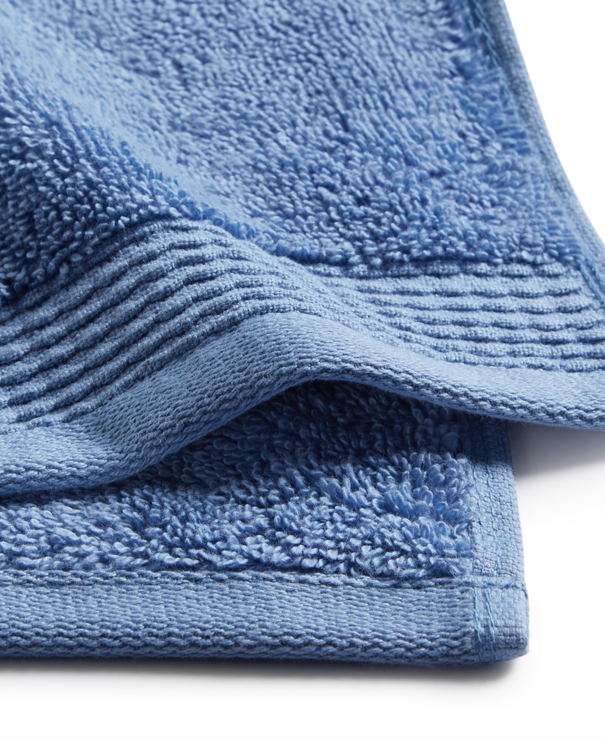 Charter Club Signature Washcloth, 13" X 13", Exclusively At Macy's In Ocean