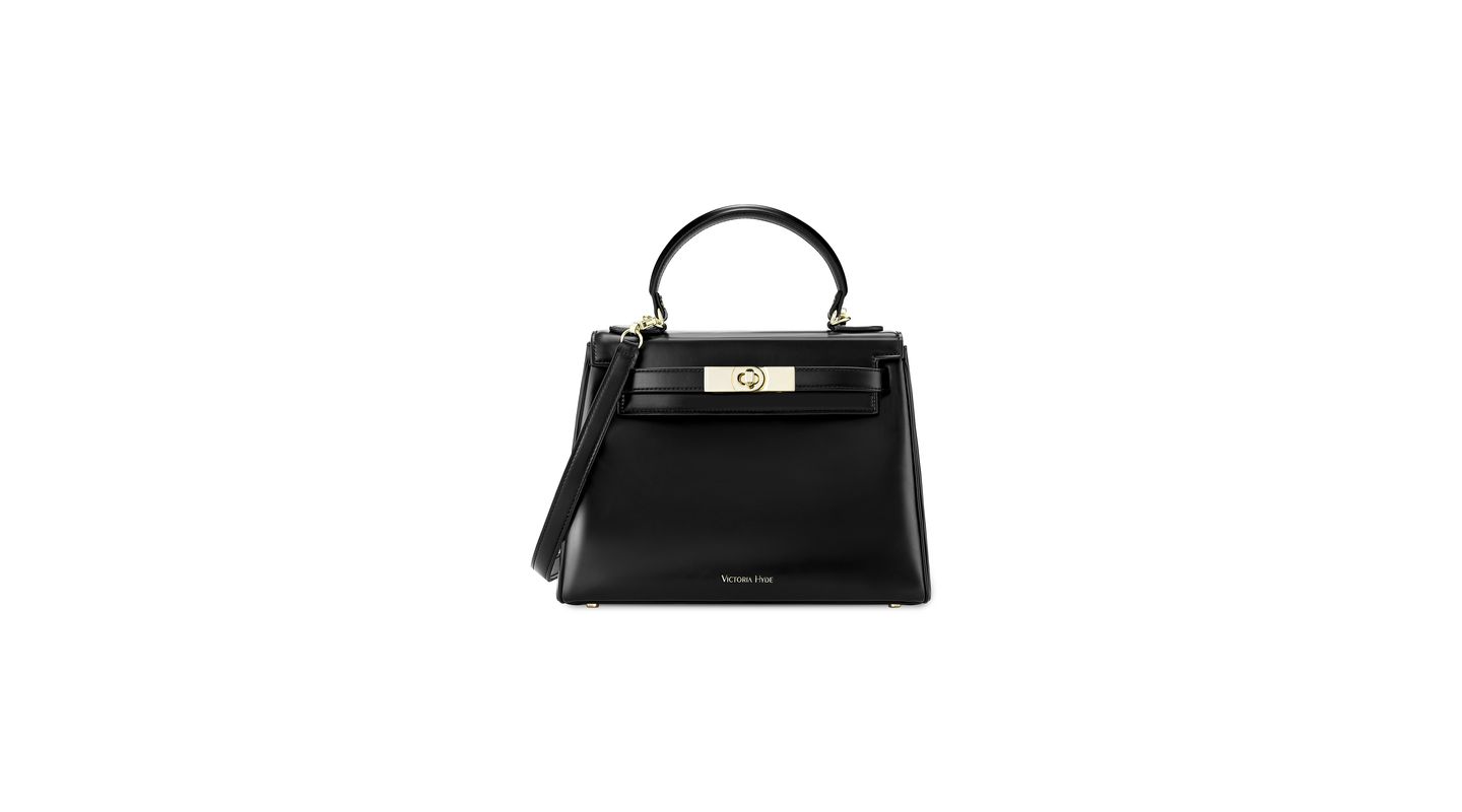 Женская сумка Victoria Hyde London Victoria Handbag with Gold Hardware, цвет: Чёрный — фото 5