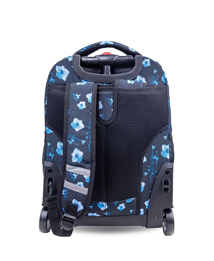 J World Sunrise 18 Kids Rolling Backpack - Blue - NO SIZE