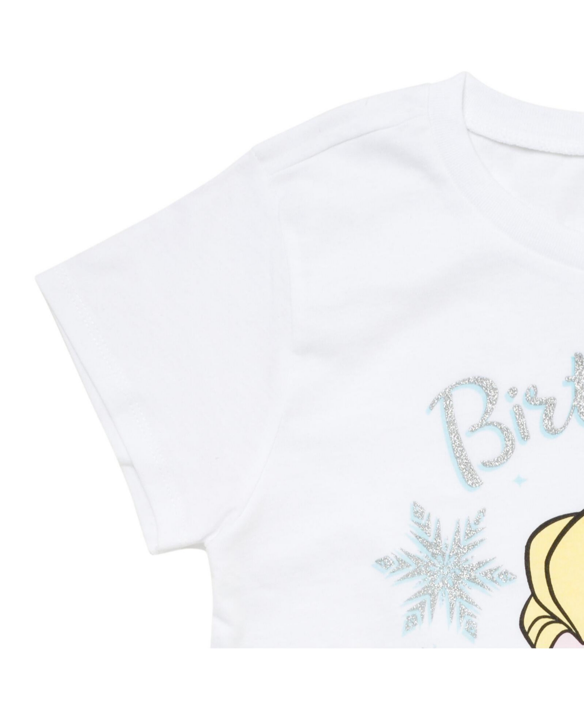 Disney Girls Junior Birthday T-Shirt to (2T - 14-16) - white