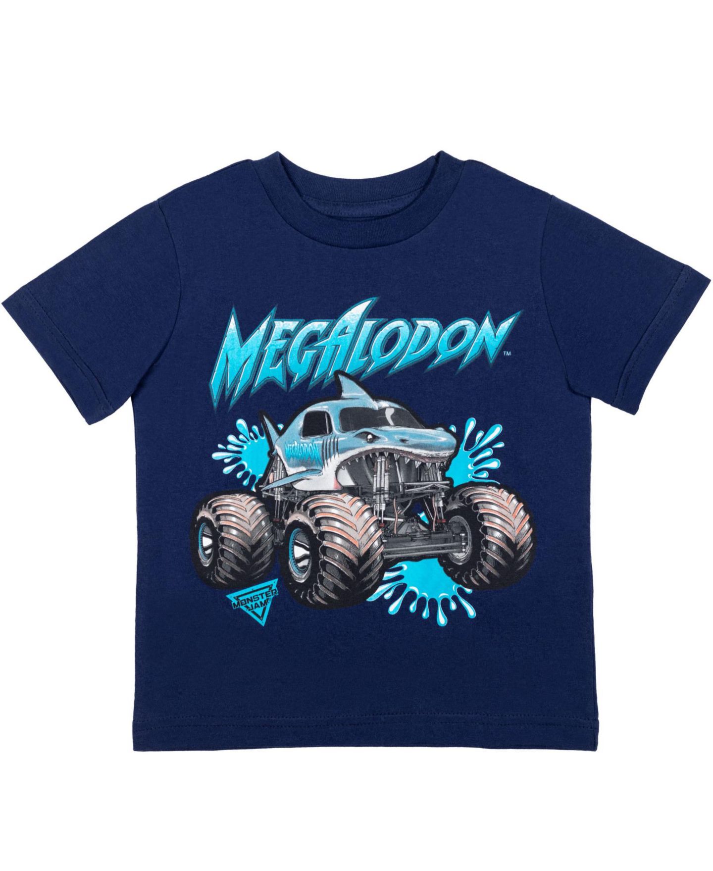 Футболки Monster Jam El Toro Loco Zombie Maximum Destruction 4 Pack Graphic T-Shirts to для мальчиков-малышей, цвет: Тёмно-синий / Серый — фото 4