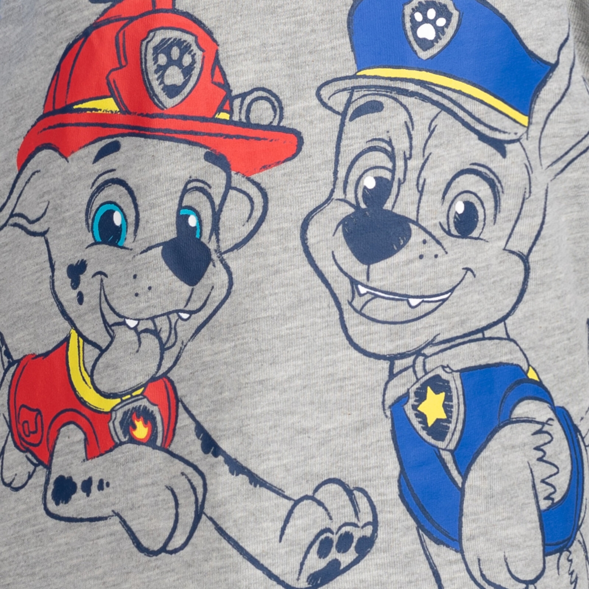 Paw Patrol Baby Boys Nickelodeon Marshall Chase Rubble 2 Pack Graphic T-Shirts to -gray