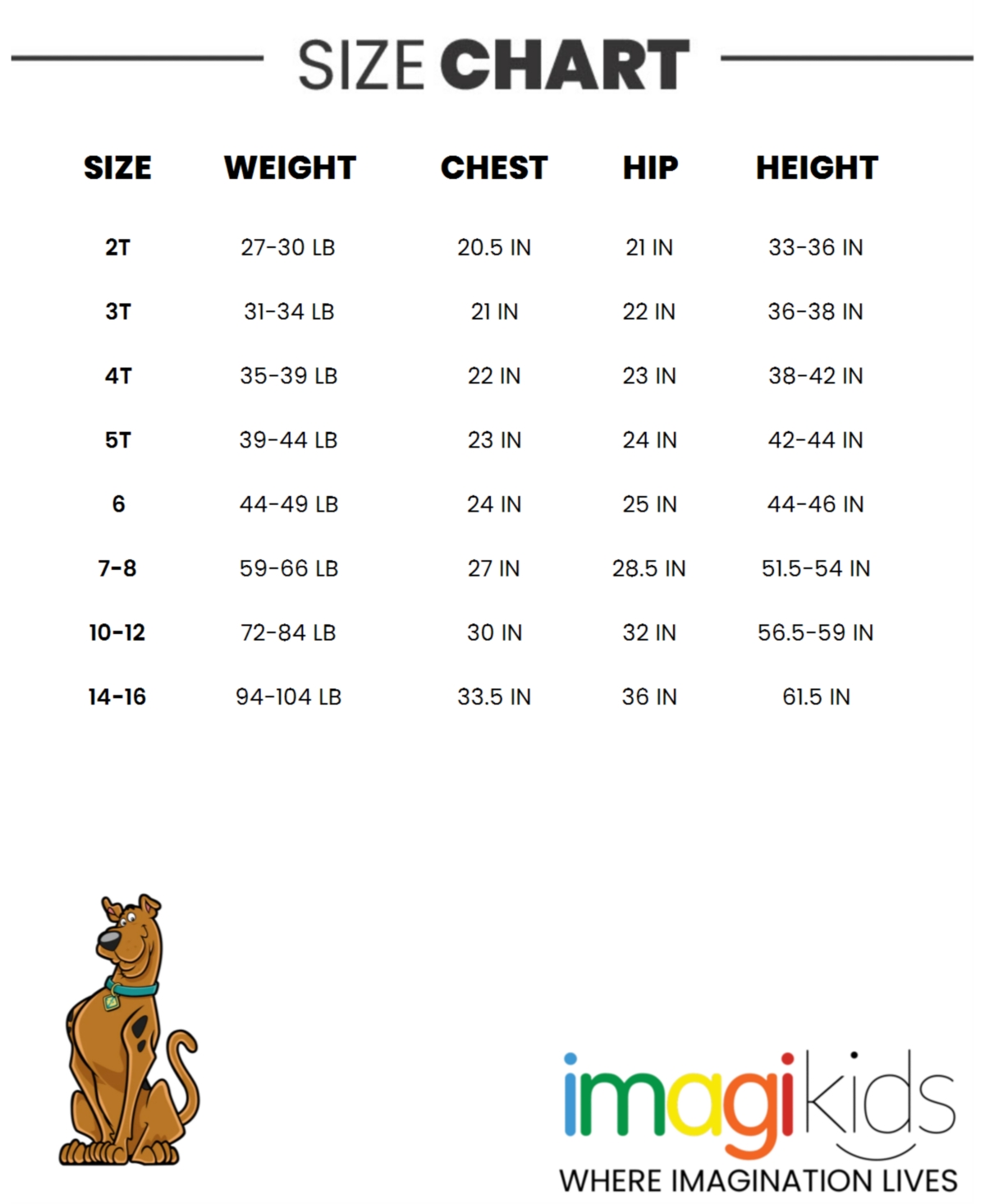 Scooby-Doo Girls Scooby Doo [SizeRangeDescription1] 3 Pack Graphic T-Shirts [SizeDescription1]