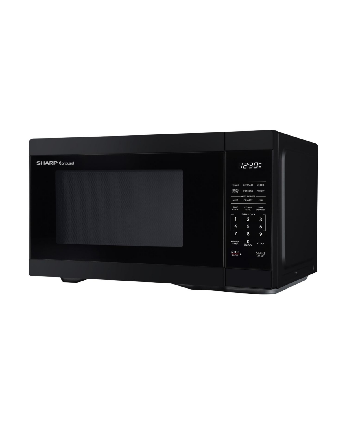 Sharp 1.1 cu. ft. 1000W Black Countertop Microwave Oven (SMC1161KB)