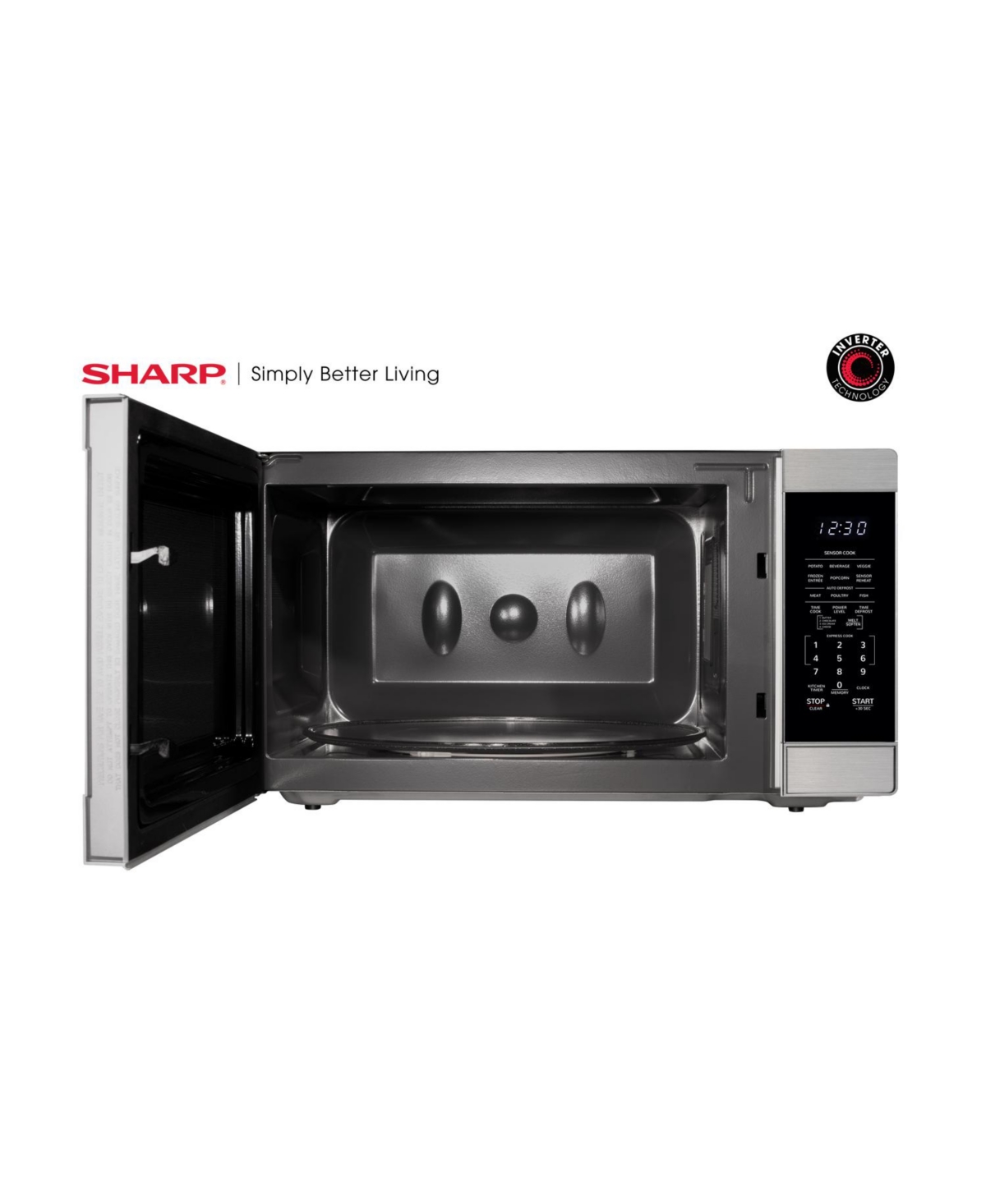 Sharp 2.2 cu. ft. Xl Countertop Microwave Oven (SMC2266HS)