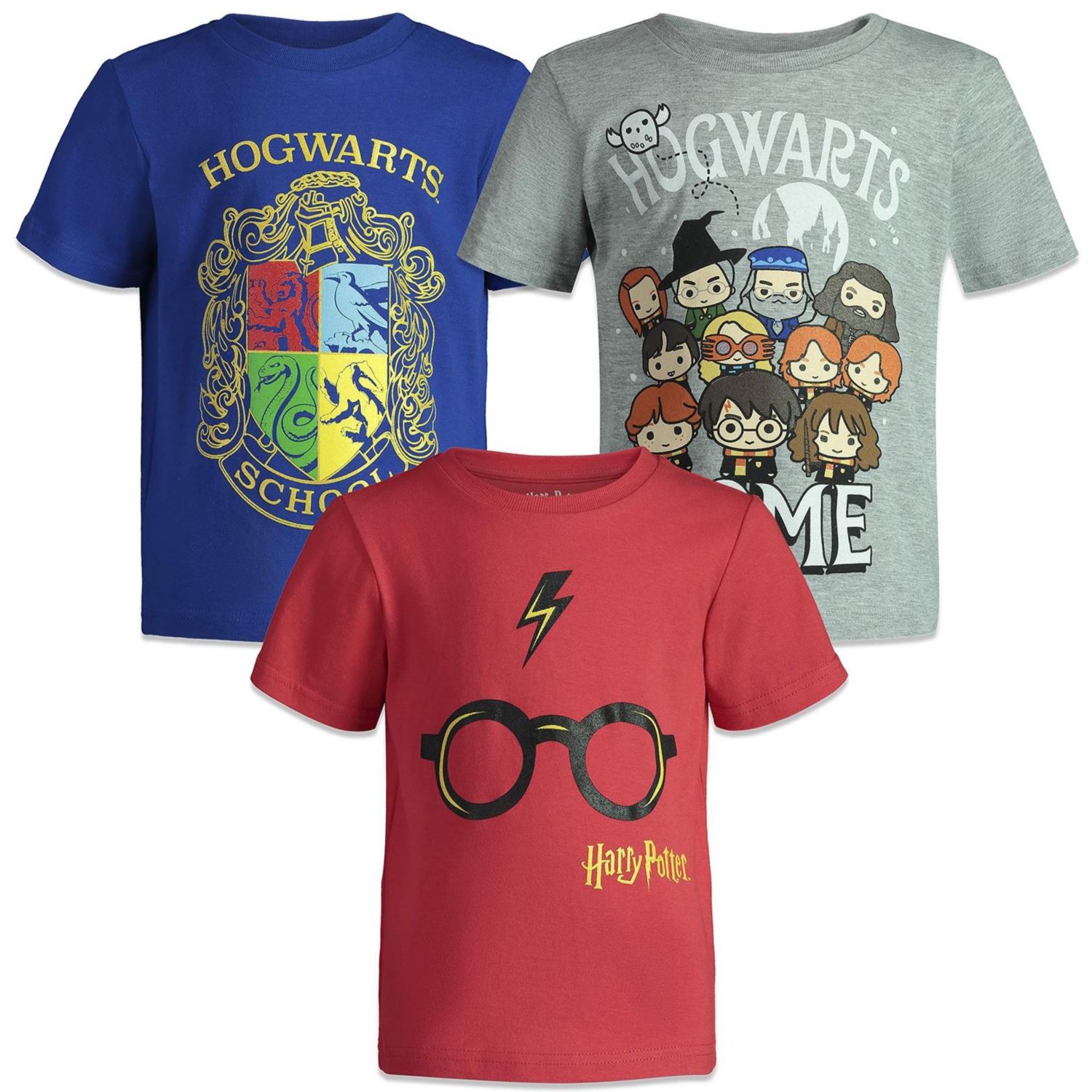 Toddler Boys (2-4) 3 Pack Pullover T-Shirts