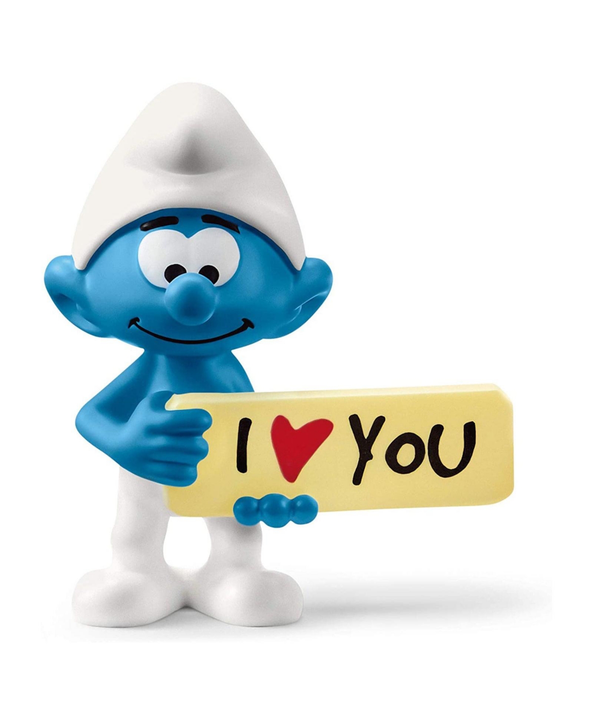 Schleich Smurfs Smurf with Sign Figure 20823