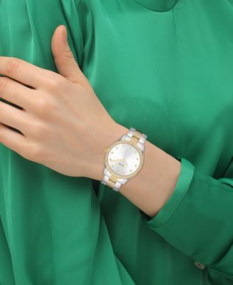 Unisex Two-Tone Brooks Stainless-Steel Crystal Watch 38mm