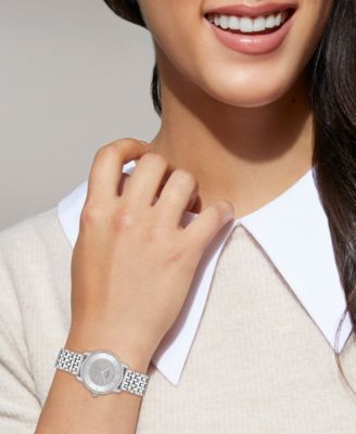 Women's Silver Elliot Stainless Steel Watch 28mm