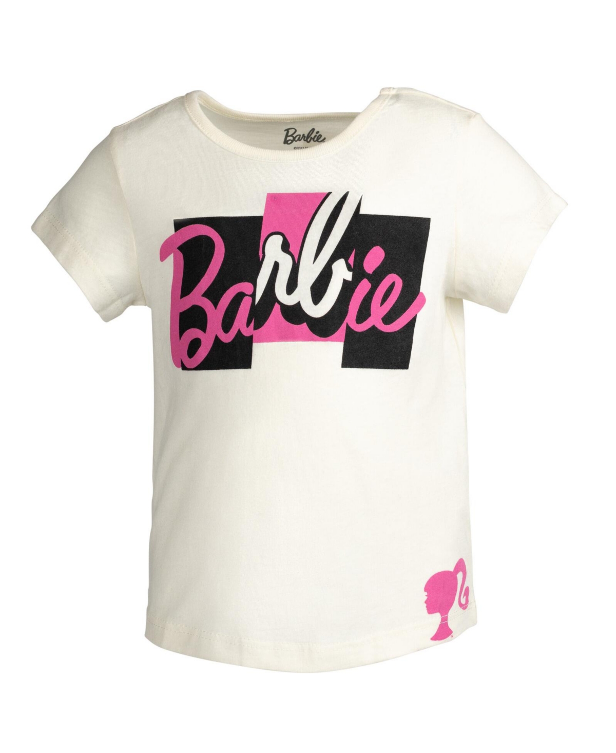 Barbie Little Girls 2 Pack T-Shirts -/ pink