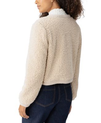 Sanctuary Women's Cozy Button-Front Fleece Cardigan - Macy's